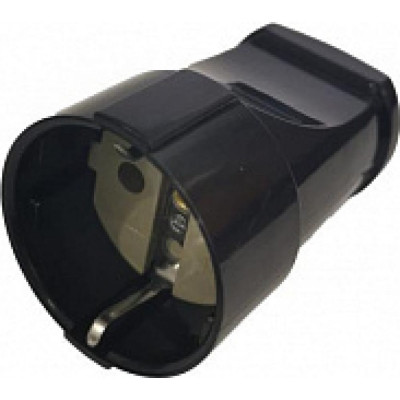 General Lighting Systems Розетка разборная GRV-S-16-R-G-B-IP20 16А круг. с/з черная IP20 Рас. 470503