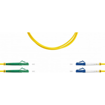 Двойной оптический патч-корд FOPS DX-LC/APC-LC/UPC-9/125-2.0-LSZH-3m 135