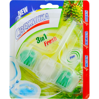Свежинка Освежитель - Блистер WC 3 in 1 Fresh Pine 40 гр 3026