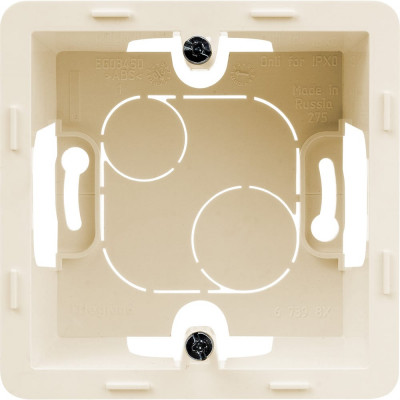 Legrand Коробка для накладного монтажа 1 пост Legrand Inspiria слоновая кость 673981