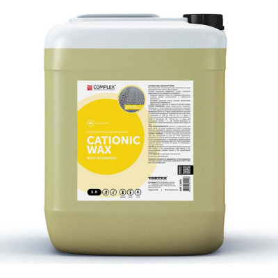 Complex Концентрированный воск для сушки и защиты кузова автомобиля CATIONIC WAX воск для кузова концентрат 5л 11595