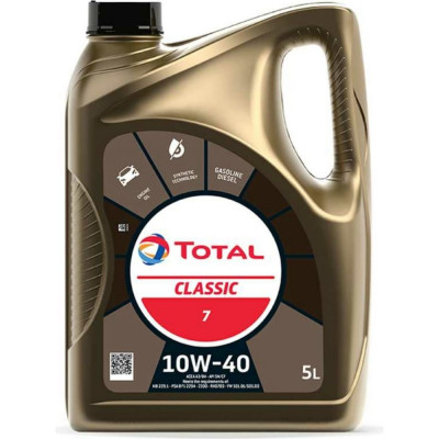 Масло для 4-х тактных двигателей TOTAL CLASSIC 7 10W40 213691