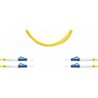 Двойной оптический патч-корд FOPS DX-LC/UPC-LC/UPC-9/125-2.0-LSZH-3m 136