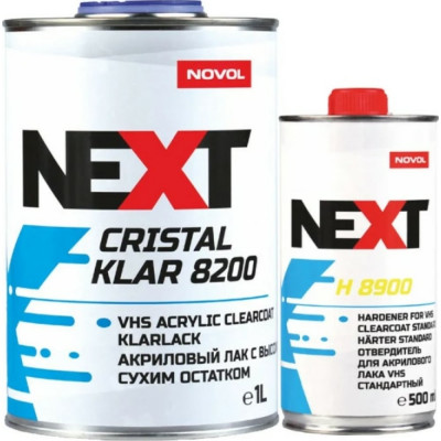 Акриловый лак NOVOL NEXT CRISTAL KLAR 8200 2К 90885-90902