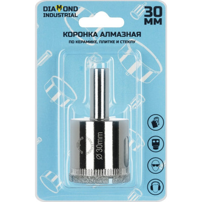 Алмазная коронка по керамике, плитке и стеклу Diamond Industrial DIDCBC030