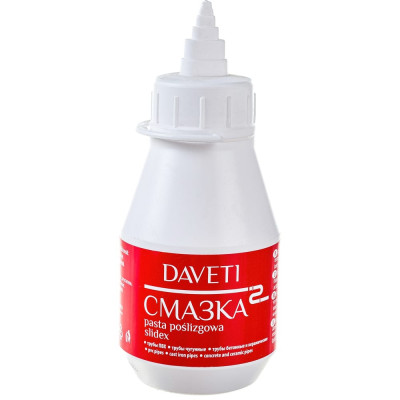 DAVETI Смазка сантехническая SLIDEX 150 г для соединения различных типов труб SLIDEX150