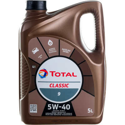 Масло для 4-х тактных двигателей TOTAL CLASSIC 9 5W40 213696