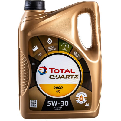 Масло для 4-х тактных двигателей TOTAL QUARTZ 9000 NFC 5W30 10990501