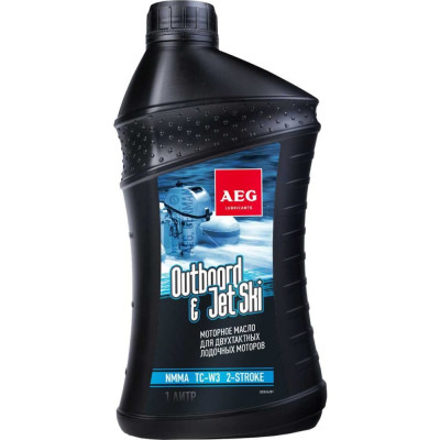 AEG Lubricants Outboard&JetSki 2Т Oil Масло моторное для 2Т лодочных моторов NMMA TC-W3 1л 33324