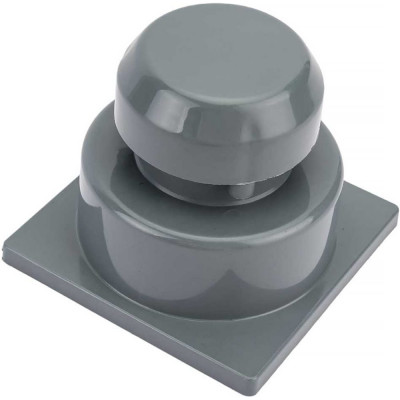 ООО МультиМирПласт Трап 50 серый 10x10 вертик. ТП ВК 50 10/10 верт