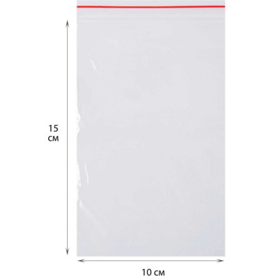 PACK INNOVATION Пакет с замком Zip-Lock Зип лок 10x15 см 40 мкм 1000 шт IP00101540-10