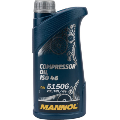 MANNOL Mасло компрессорное Compressor Oil ISO-46 1л, 1923