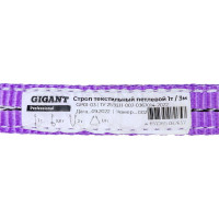 Gigant Professional Строп текстильный петлевой СТП 1Т/2М GP01-02