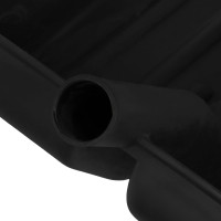 СИБРТЕХ Лопата снеговая,360x400 мм,без черенка,пластмассовая,металлическая окантовка//Р 61578