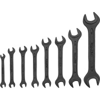 Набор рожковых ключей 6 - 24 мм СИБРТЕХ 8 шт., CrV,фосфатированные,ГОСТ 2839// 15222