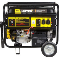 Электрогенератор Huter DY6500LX с колёсами и аккумулятором 64/1/15