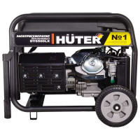 Электрогенератор Huter DY6500LX с колёсами и аккумулятором 64/1/15