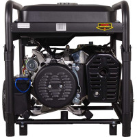 Электрогенератор Huter DY6500LX с колёсами и аккумулятором 64/1/15