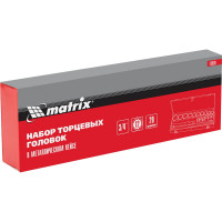 Набор торцевых головок MATRIX 13536