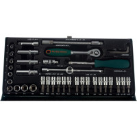 Набор торцевых головок 1/4"DR 4-13 мм, 41 предмет Jonnesway S04H2141S