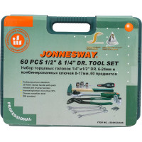 Универсальный набор торцевых головок 1/4"DR 6-13 мм и 1/2"DR 12-24 мм Jonnesway S04H52460S
