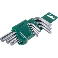 Комплект угловых шестигранников 1,5-10мм Jonnesway H01SM109S