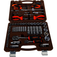 Универсальный набор торцевых головок Ombra OMT69S 4-32 мм 1/4" и 1/2"DR