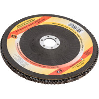 Круг лепестковый конический (180х22.2 мм; К60) для углошлифовальных машин Энкор 20541