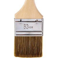 Плоская кисть STAYER LASUR смешанная щетина, деревянная ручка, для высокотекучих ЛКМ, 63мм, 2.5" 01031-63