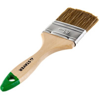 Плоская кисть STAYER LASUR смешанная щетина, деревянная ручка, для высокотекучих ЛКМ, 63мм, 2.5" 01031-63