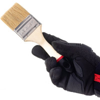 Плоская кисть STAYER UNIVERSAL-EURO светлая натуральная щетина, деревянная ручка, 63мм, 2,5" 0102-063