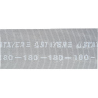 Сетка шлифовальная 10 листов (11х27 см; №180) STAYER 3547-180