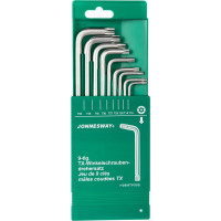 Комплект угловых ключей TORX Jonnesway H08MTP09S