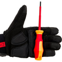 Диэлектрическая шлицевая отвертка SHTOK 1000В 4.0x100 мм 09201