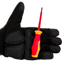 Диэлектрическая крестовая отвертка SHTOK 1000В Ph0x75 мм 09204