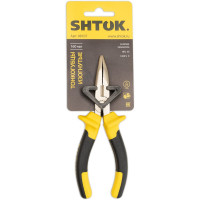 Диэлектрические изогнутые тонкогубцы SHTOK 1000В 160 мм 08107