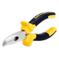 Диэлектрические изогнутые тонкогубцы SHTOK 1000В 160 мм 08107