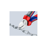 Бокорезы KNIPEX 160 мм, хром, 3-комп ручки KN-7005160
