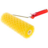 Поролоновый валик с ручкой СТРУКТУРНЫЙ, MTX MASTER, 80222