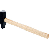 Слесарный молоток SPARTA 400 г, квадратный боек, деревянная рукоятка 102085