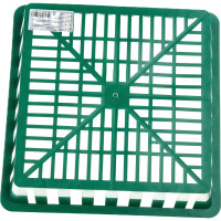 Посадочная корзина 29х29х7 см Без бренда квадратная пластмассовая 65080