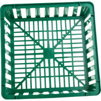 Посадочная корзина 29х29х7 см Без бренда квадратная пластмассовая 65080