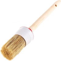 Круглая кисть MTX № 8, натуральная щетина, деревянная ручка// 82078