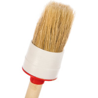 Круглая кисть MTX №10, (40 мм), натуральная щетина, деревянная ручка// 82080