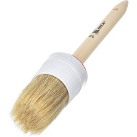 Круглая кисть MTX №12, натуральная щетина, деревянная ручка// 82082