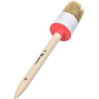 Круглая кисть MTX №12, натуральная щетина, деревянная ручка// 82082