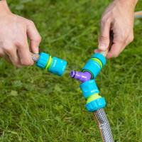 Тройник штуцерный пластмассовый для шланга 1/2" PALISAD 66468