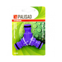 Тройник штуцерный пластмассовый для шланга 1/2" PALISAD 66468