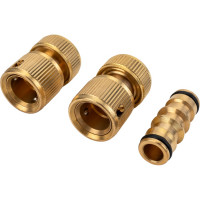 Набор латунный для подключения шланга 1/2" PALISAD 66210