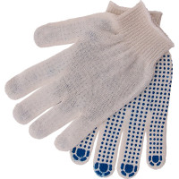 Перчатки Без бренда х/б, ПВХ Точка 67715